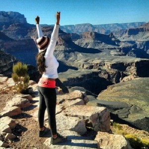 Hiking into the Grand Canyon :)