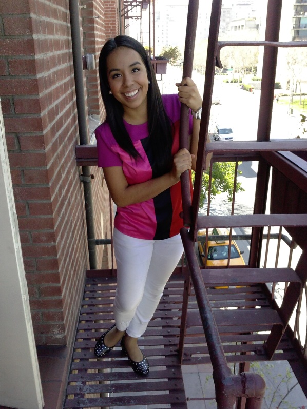 Although this picture angle makes me look like a midget, I am an aspiring city girl ;)